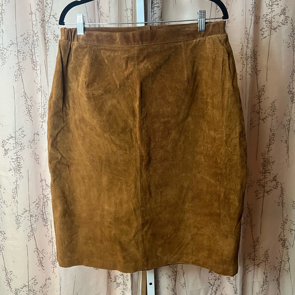 Roaman’s Vintage Genuine Leather Skirt A6